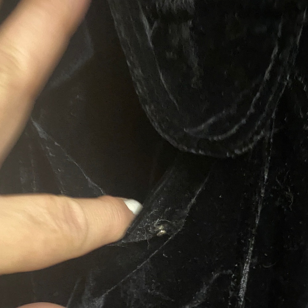 Universal Thread velvet Black Long Sleeve Jumpsuit size 18 - Picture 8 of 13